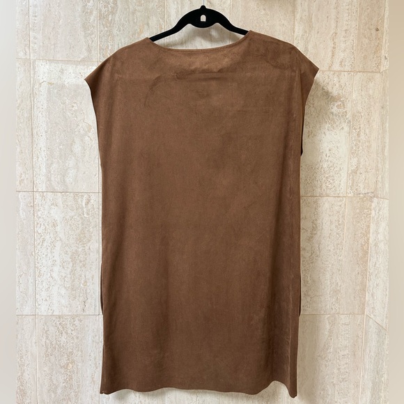 Wilfred Free Suede Sack Dress (X-Small) - Brown - Picture 2 of 4